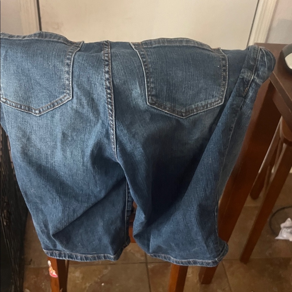 Torrid Women's Ripped Dark Blue Boyfriend Jeans - Picture 3 of 3